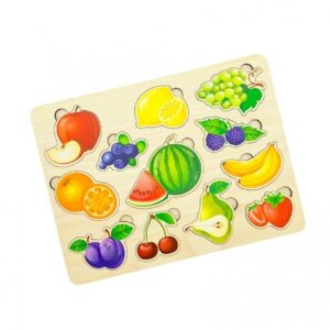 Puzzle éducatif en bois - Fruits ou animaux