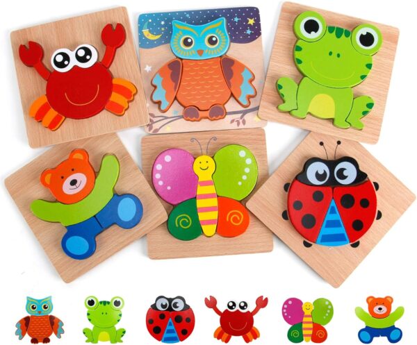 Puzzle éducatif en bois